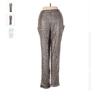 Marineblu Rose Gold  Sequin  Pants  M